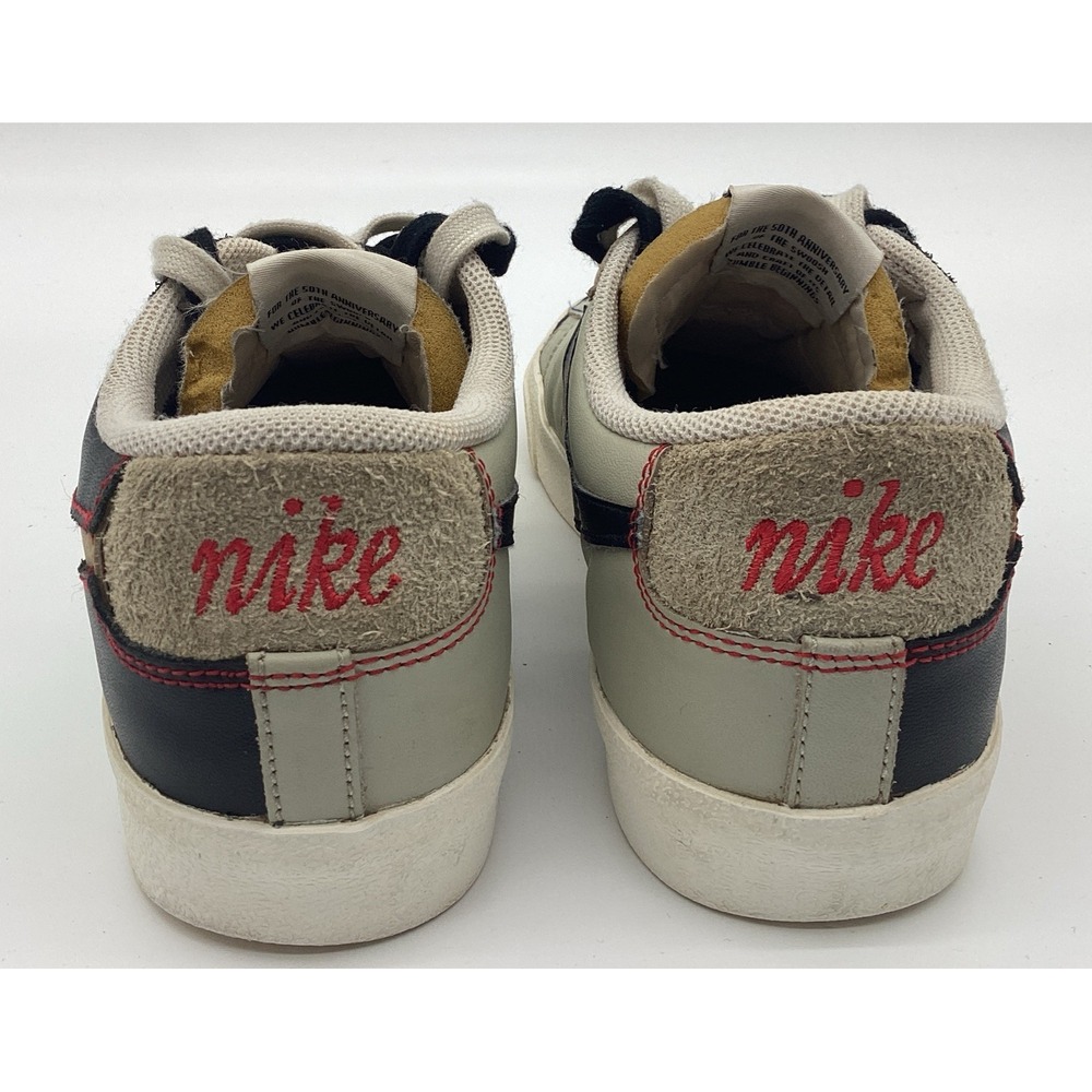 Nike Blazer Low 77 Sneakers Black & Natural Model #Dh4370-001 Sz 8.5 View 6